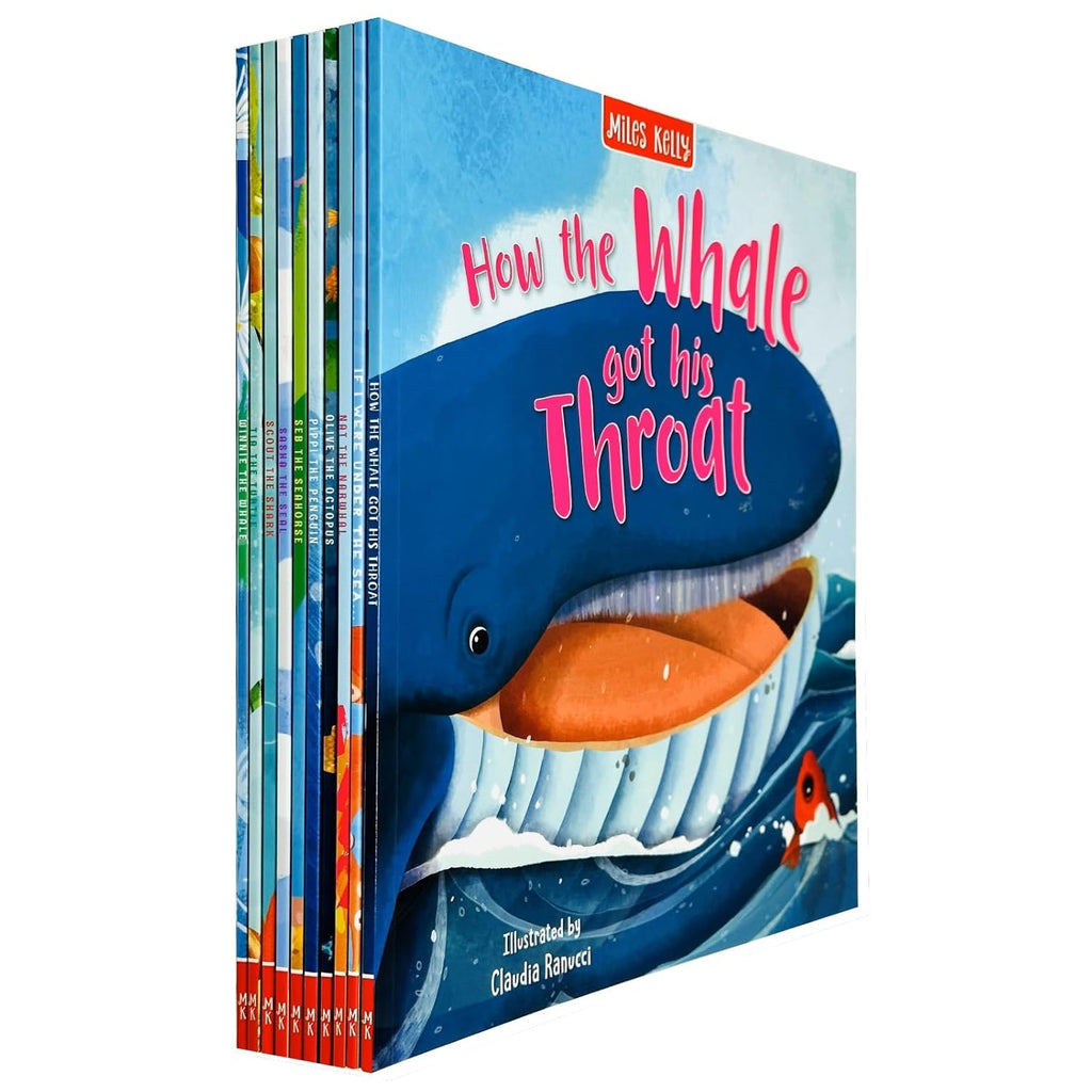 Stories From the Sea: 10 Tales of Wild Animals Beneath the Waves Children's Books Collection Set