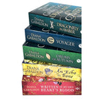 Outlander Series 5 Books Collection Set By Diana Gabaldon (Drums Of Autumn, Voyager, Written in My Own Heart's Blood, An Echo in the Bone & Dragonfly In Amber)