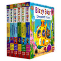 Bizzy Bear: Series 1 Collection 6 Board Books Set by Benji Davies((Train Driver, Aeroplane Pilot, Ship’s Captain, Ambulance Rescue, Recycling Truck & Deep-Sea Diver)