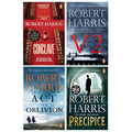 Robert Harris Collection 4 Books Set (Conclave, V2, Act of Oblivion and Precipice)