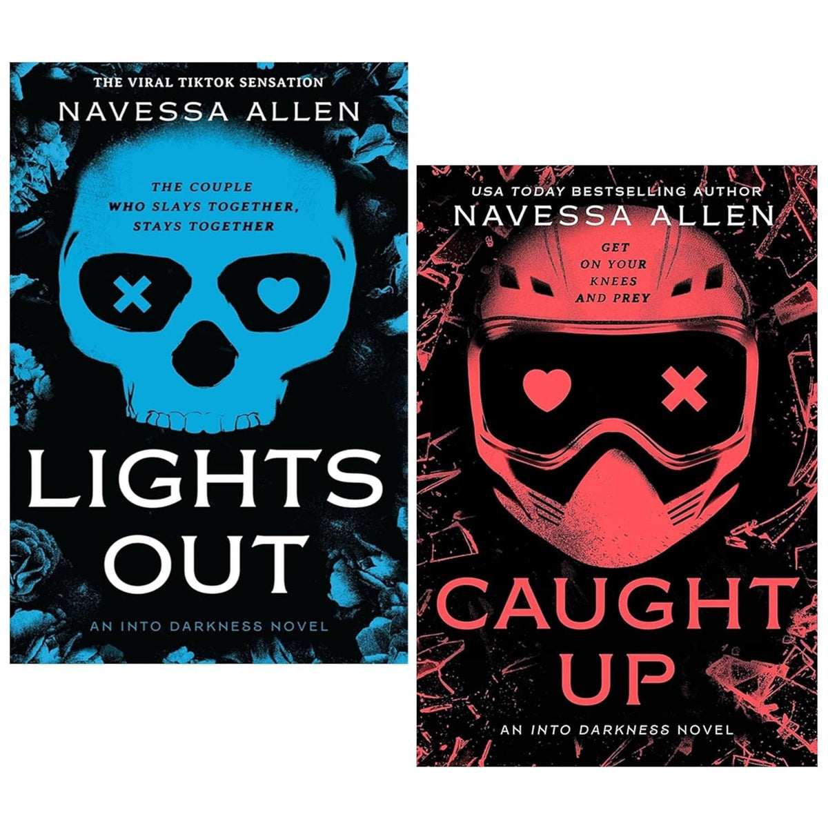 An Into Darkness Series 2 Books Collection Set by Navessa Allen(Lights Out & Caught Up)