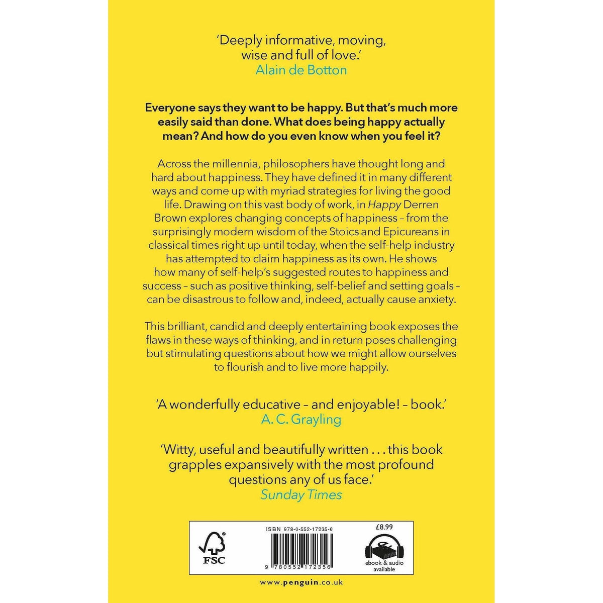 Derren Brown Happy Book Why More or Less Everything is Absolutely Fine