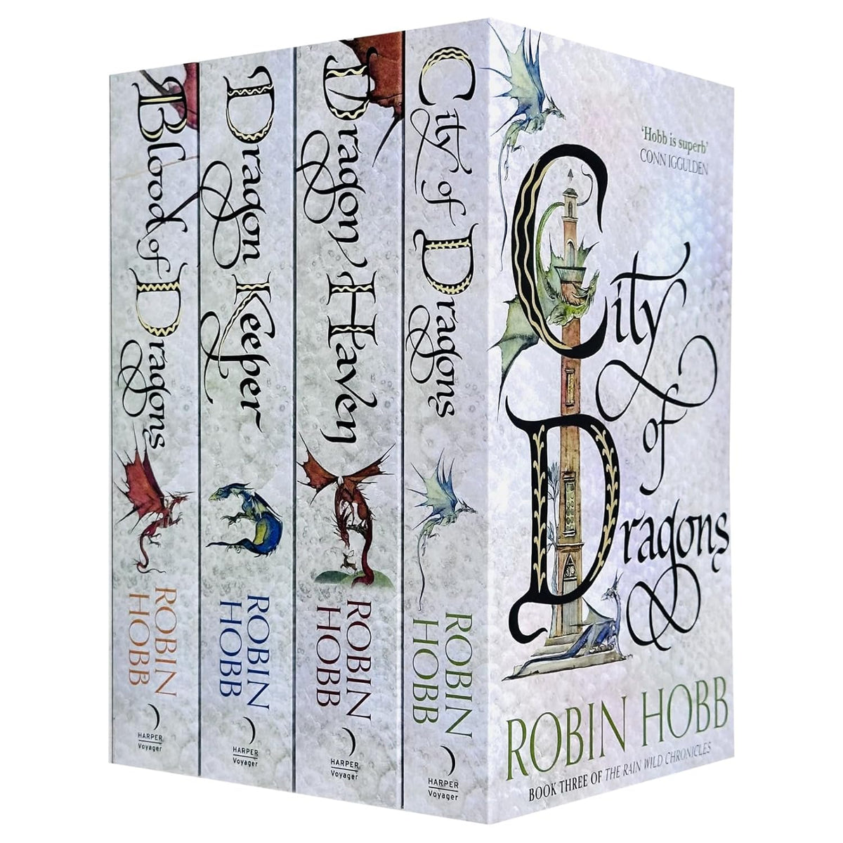 Robin Hobb The Rain Wild Chronicles Trilogy Collection 4 Books Set