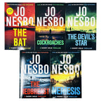 Harry Hole Series 1-5 Books Collection Set By Jo Nesbo (The Bat, Cockroaches, The Redbreast, Nemesis & The Devil's Star)