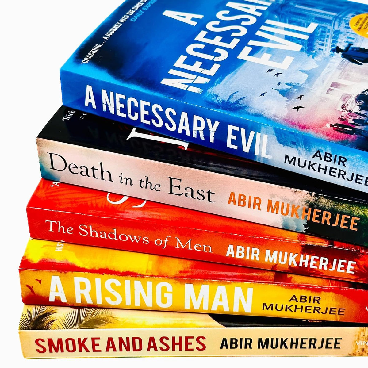 Wyndham & Banerjee Series 5 Books Set by Abir Mukherjee – Historical Crime & Mystery Thriller (A Necessary Evil, Death in the East,A Rising Man & More)