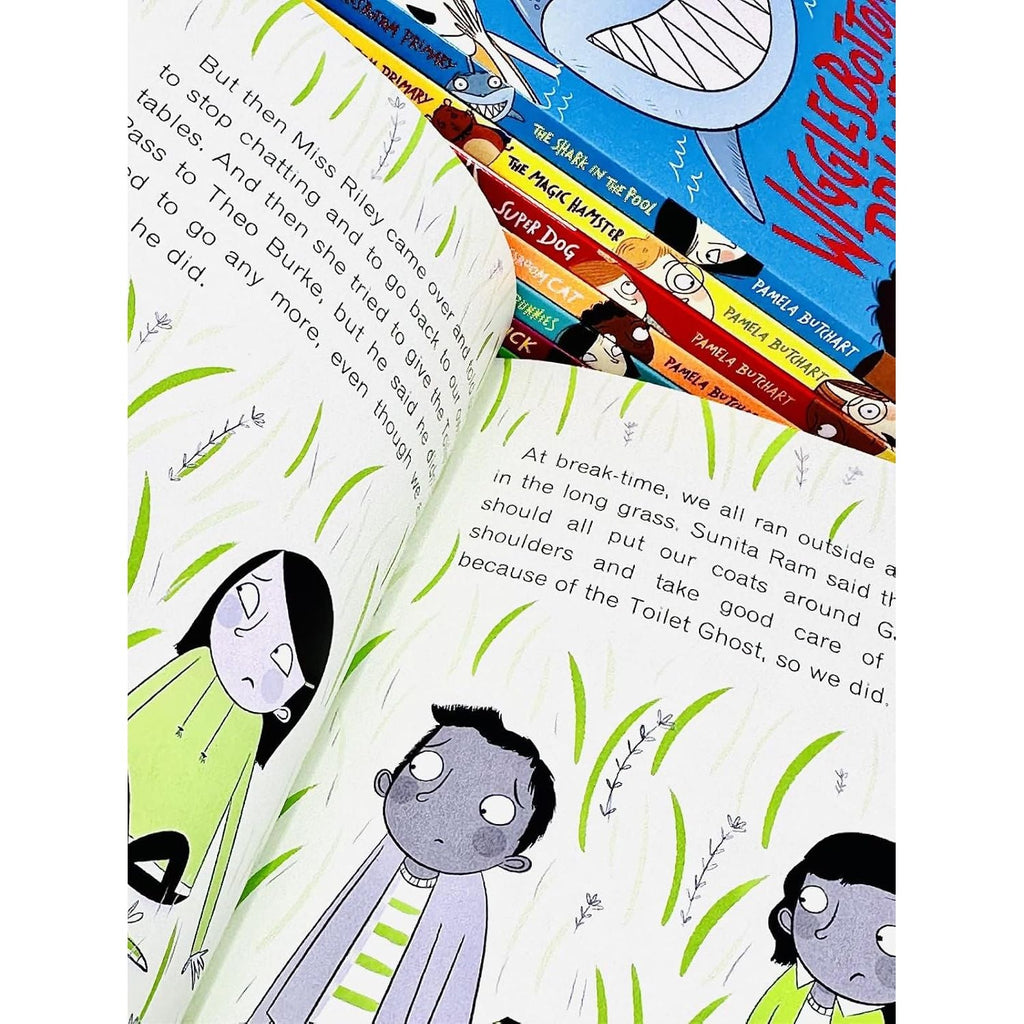 Wigglesbottom Primary Series 8 Books Collection Set By Pamela Butchart