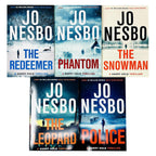 Harry Hole Series 6-10 Collection 5 Books Set By Jo Nesbo (The Redeemer, The Snowman, The Leopard, Phantom and Police)