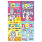 Dork Diaries Series (Book 1-4) By Rachel Renee Russell 4 Books Collection Set (Dork Diaries, Dork Diaries: Party Time, Dork Diaries: Pop Star and Dork Diaries: Skating Sensation)