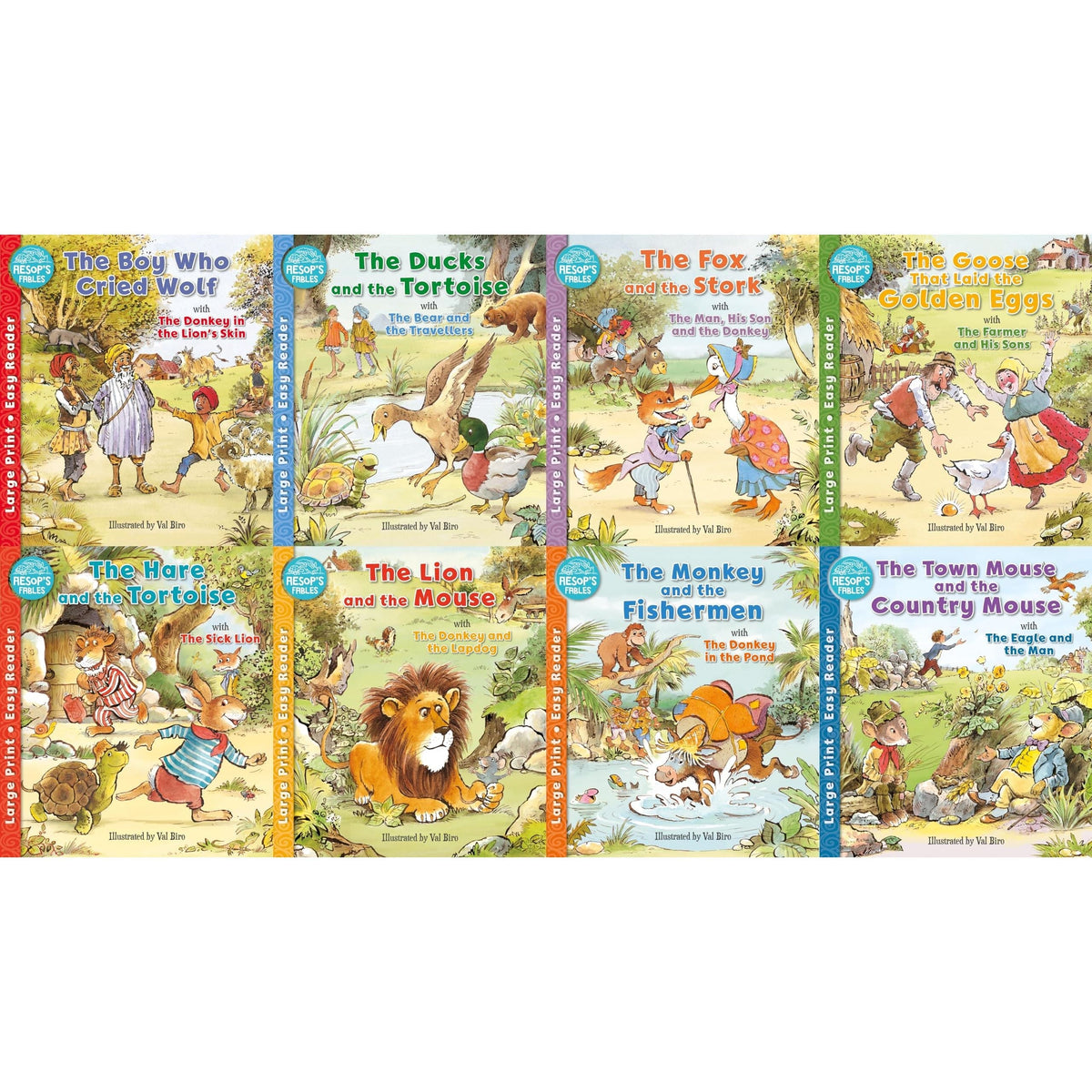Aesop's Fables Easy Readers Series by Val Biro