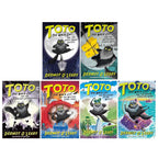Toto the Ninja Cat Series by Dermot O’Leary 6 Books Set (Mystery Jewel Thief, Legend of the Wildcat, Great Snake Escape)