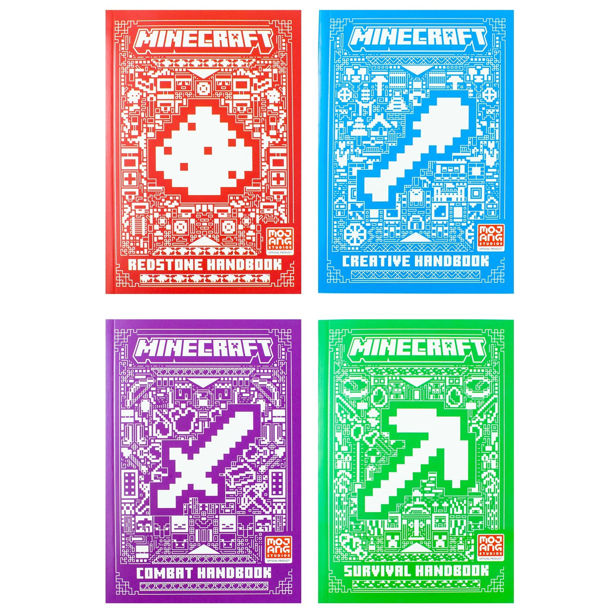 Minecraft: The Complete Handbook Collection by Mojang AB: 4 books Box Set - Ages 8-10 - Hardback