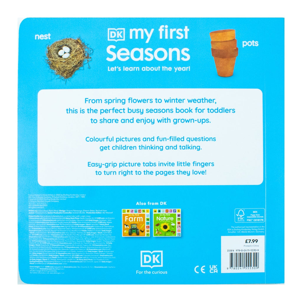 My First Seasons: Let's Learn About the Year! (DK My First Tabbed Board Book)