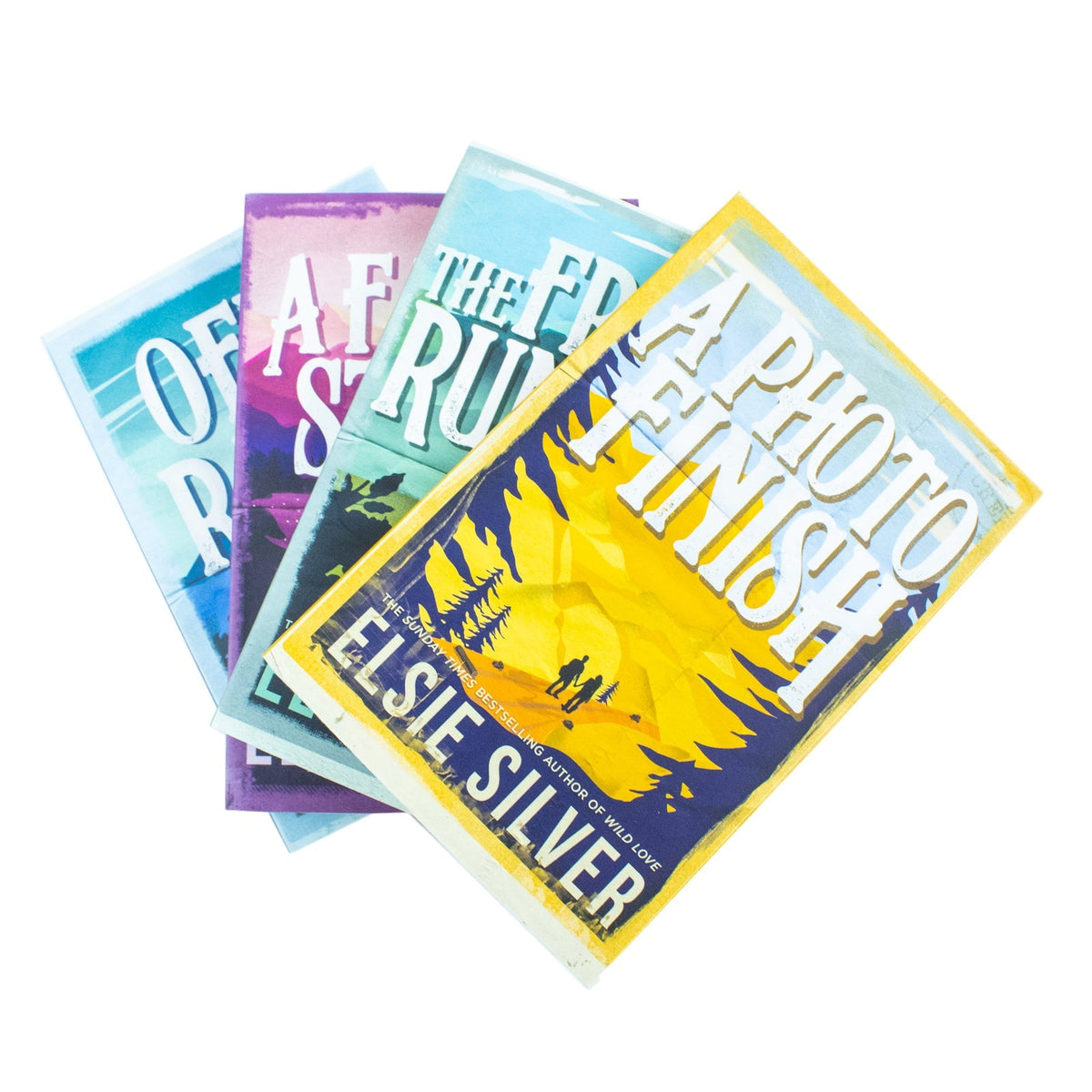 Gold Rush Ranch Series 4 Books Collection Set By Elsie Silver (Off to the Races, A Photo Finish, The Front Runner and A False Start)