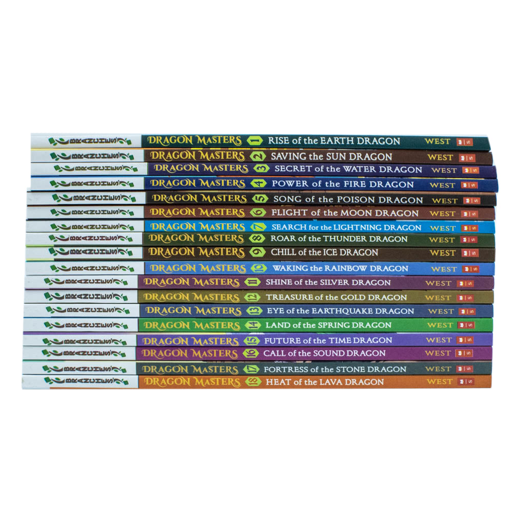 Dragon Masters Series 18 Books Collection By Tracey West - Ages 5-7 - Paperback