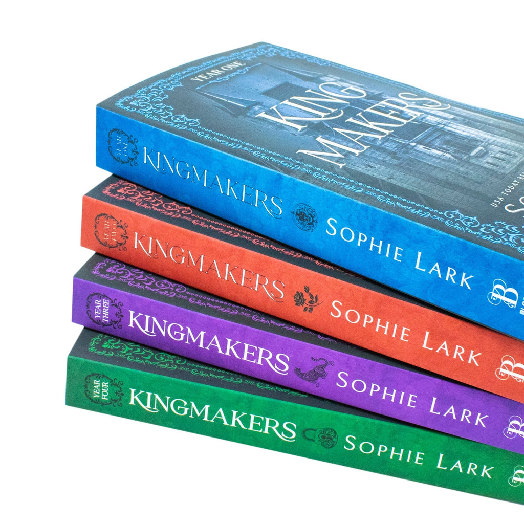 Kingmakers Series 4 Books Collection Set By Sophie Lark (Kingmakers Year One, Kingmakers Year Two, Kingmakers Year Three, Kingmakers Year Four)