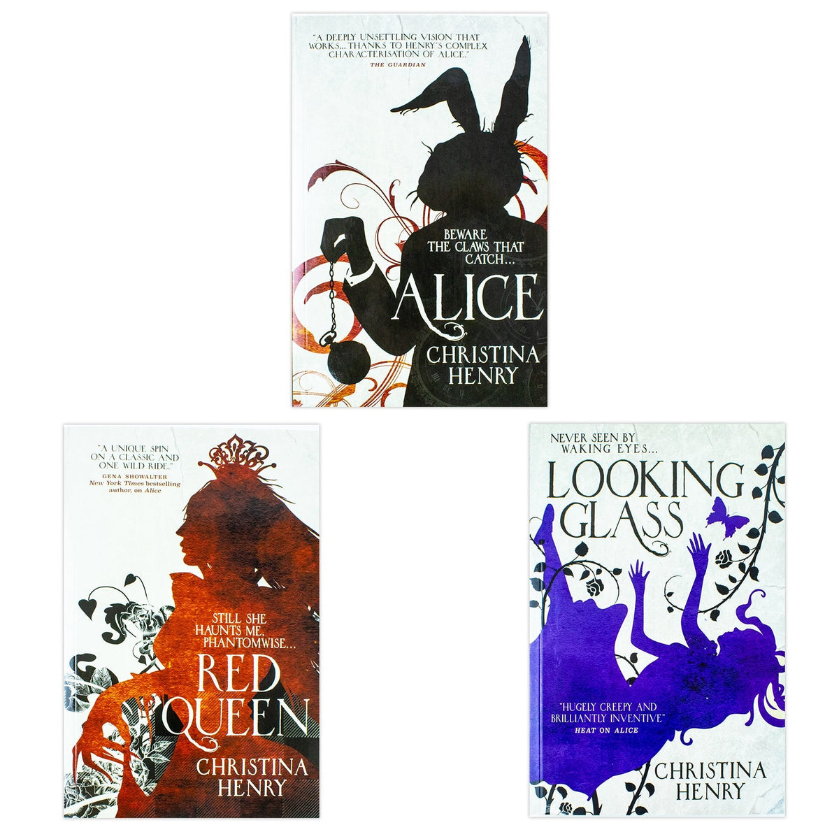 The Chronicles of Alice Trilogy boxset by Christina Henry (Alice, Red Queen, Looking Glass)