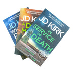 DCI Logan Crime Thrillers 17-19 3 Books Collection Set by JD Kirk (In Service of Death, Where the Pieces Lie, A Dead Man Walking)
