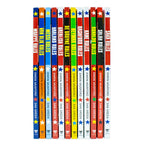 Football Superstars 12 Books Collection Rules Mega Pack Set By Simon Mugford &amp; Dan Green(Fact,Stories &amp; Starts)(Rolando, Neymar, Messi, Kane, Mbappé, Rashford, Haaland, Salah, De Bruyne &amp; More)