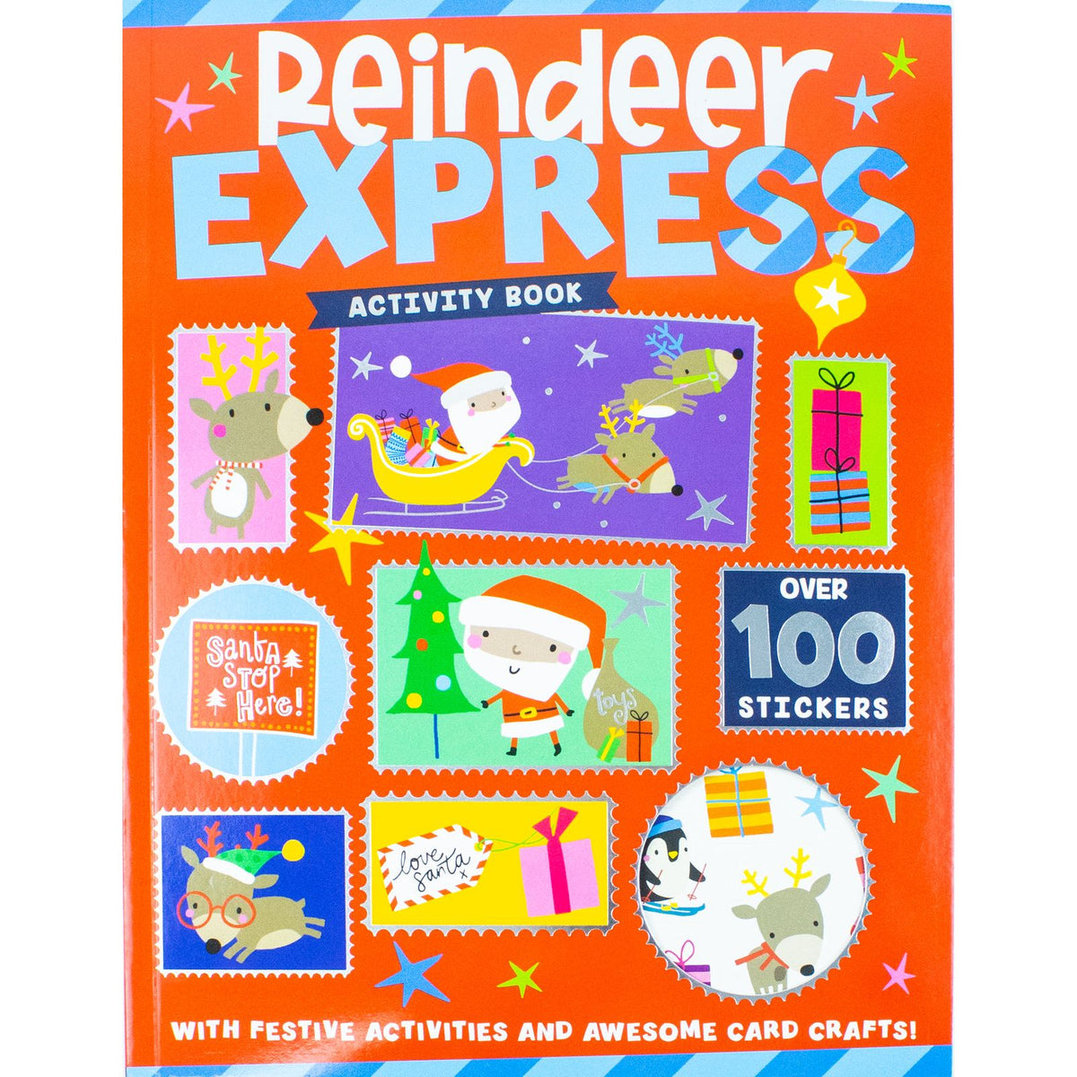 Children’s Christmas Activity Book Collection 6 Books Set | Magic Workshop, Elf Adventure, Gingerbread Friends, Polar Party, Reindeer Express & Jolly Santa