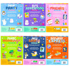 Children’s Christmas Activity Book Collection 6 Books Set | Magic Workshop, Elf Adventure, Gingerbread Friends, Polar Party, Reindeer Express & Jolly Santa