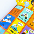 Big Stickers for Toddler Hands (Set of 4 Activity Books) (Animals, Dinosaurs, First Words, Things That Go)