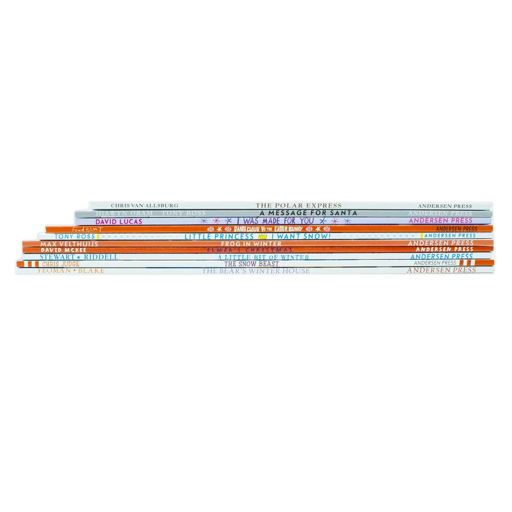Cosy Christmas 10 Classic Festive Stories Picture Books Collection (A Message For Santa, The Polar Express, I was Made For You, I want Snow, Santa Claus vs the Easter Bunny, Elmer Christmas and 4 More)