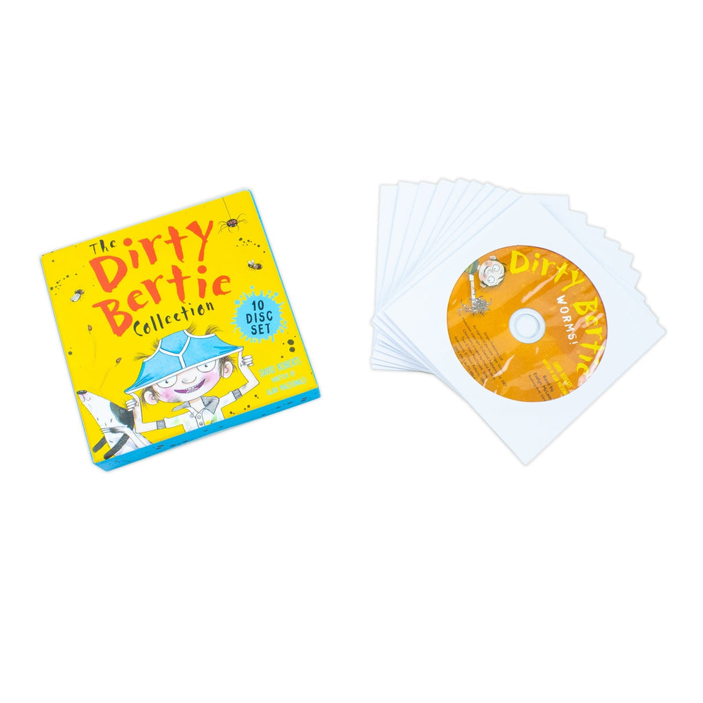 The Dirty Bertie Audio Collection 10 CDS Box Set Pack By David Roberts And Alan Macdonald