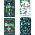 The Powerless Trilogy By Lauren Roberts 4 Books Collection Set (Fearless [Hardback], Powerless, Powerful and Reckless)
