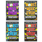 Worst Week Ever! Series 4 Books Collection Set (Monday, Tuesday, Wednesday, Thursday)