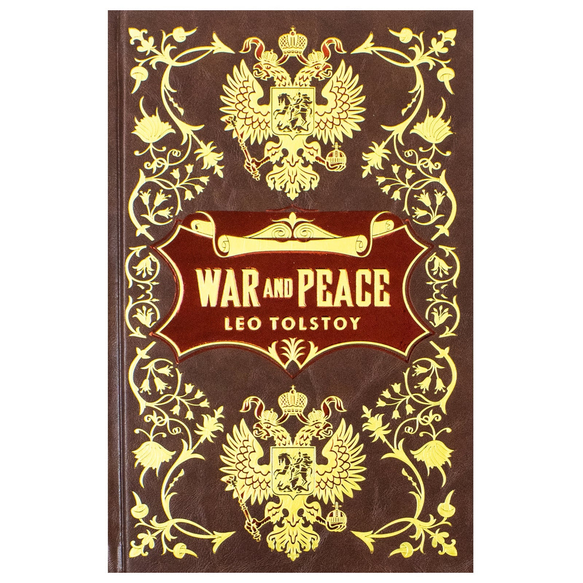 War and Peace by Leo Tolstoy (Leather Bound)
