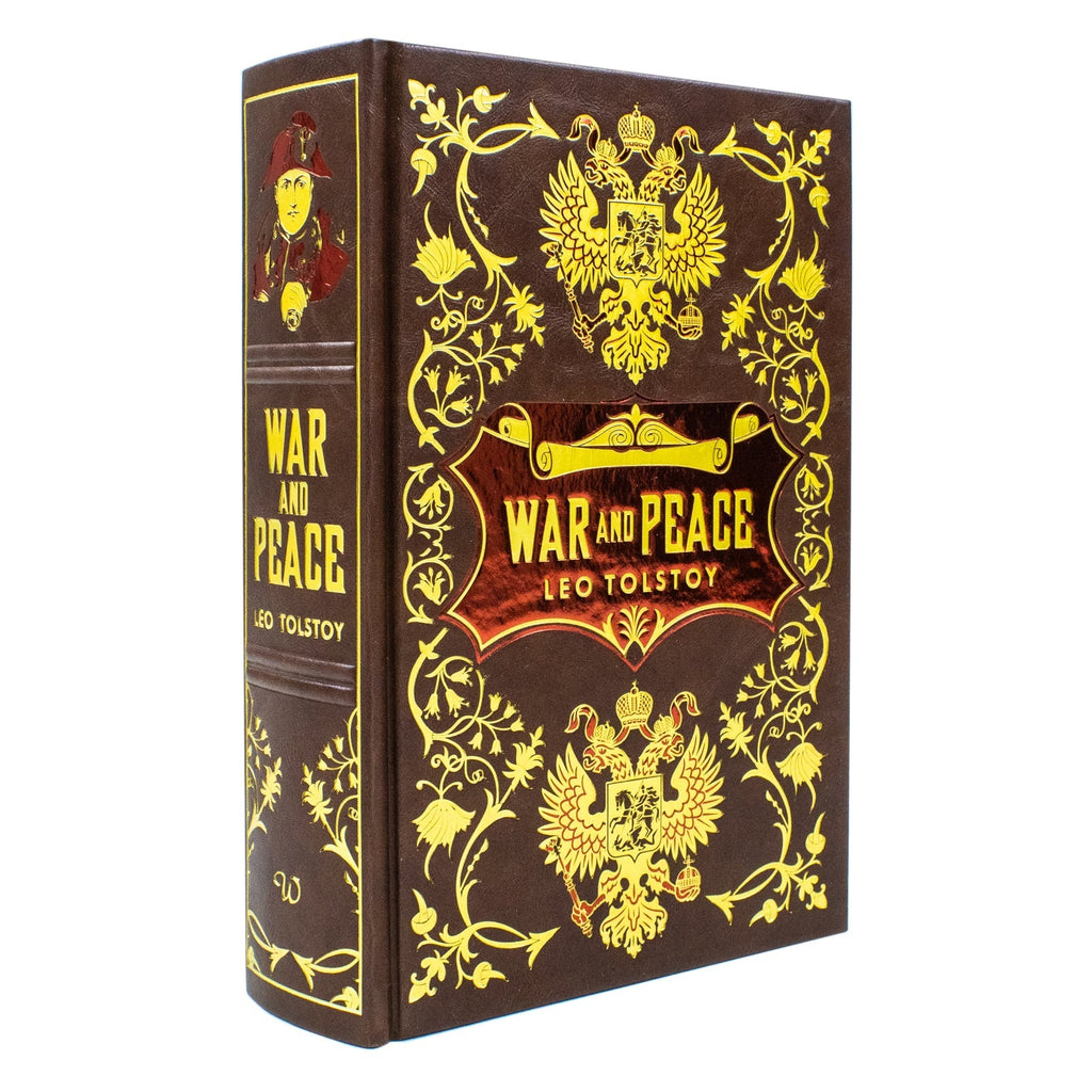 War and Peace by Leo Tolstoy (Leather Bound)