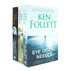 Ken Follett Collection 3 Books Set (Eye of the Needle, The Key to Rebecca, Triple)