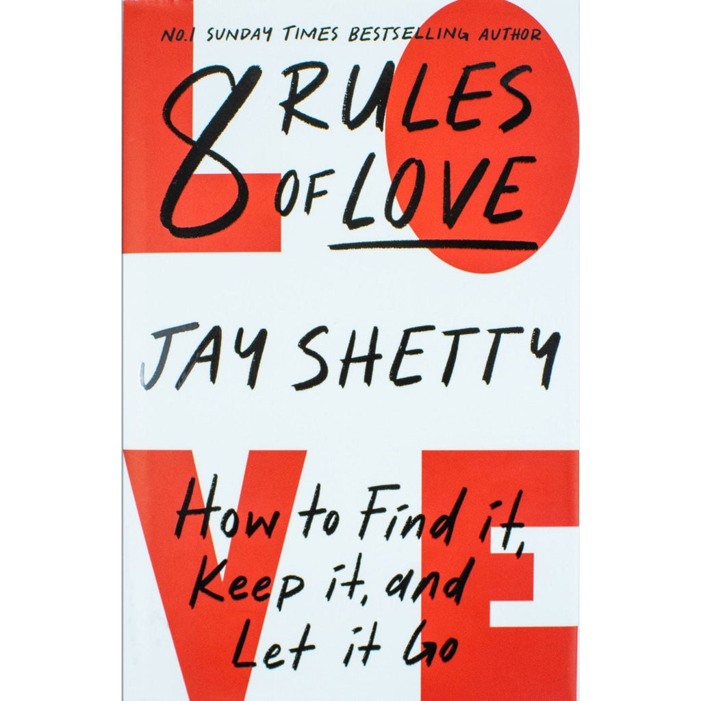Jay Shetty Collection 2 Books Set (8 Rules of Love [h], Think Like a Monk [Paperback])