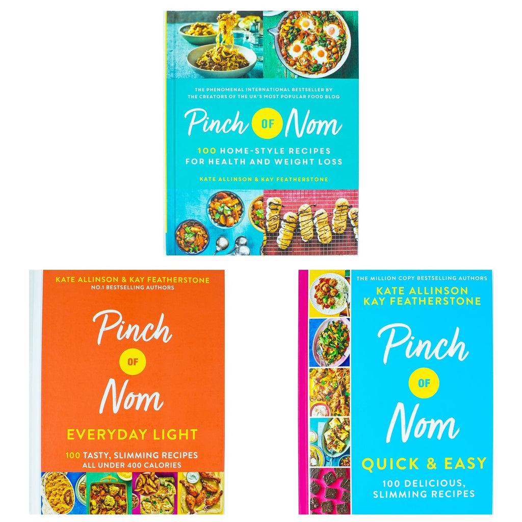 Pinch of Nom Cooking 3 Book Bundle - Everyday Light, Pinch of Nom, Pinch of Nom Quick & Easy