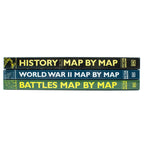 Map by Map Series 3 Books Collection Set (Battles, History of the World & World War II) DK