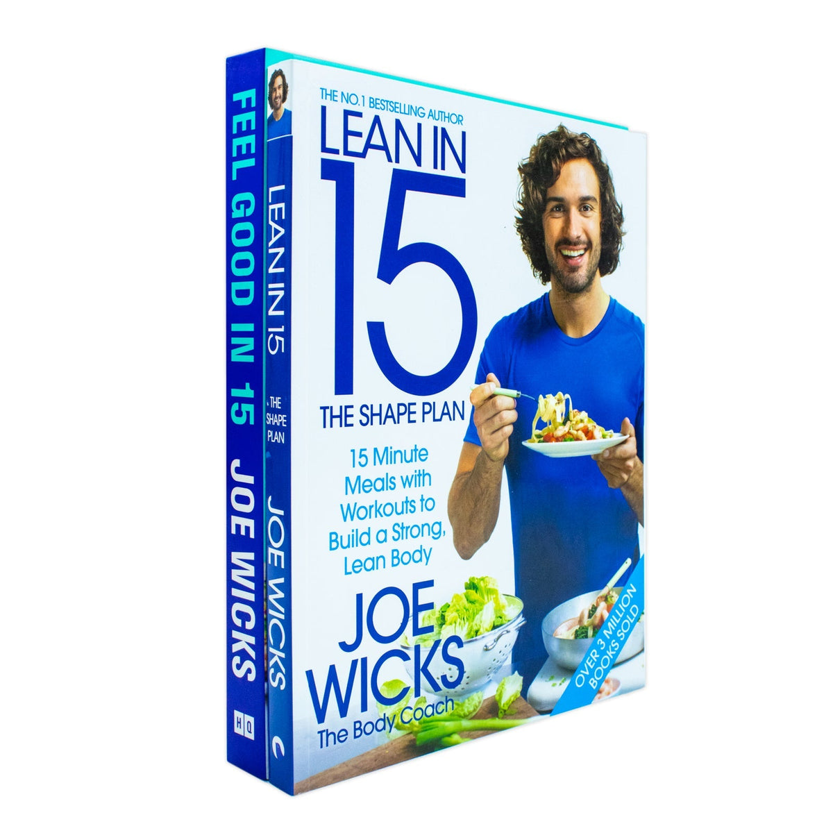 Lean in 15 The Shape Plan (h) & Feel Good In 15 By Joe Wicks 2 Books Set