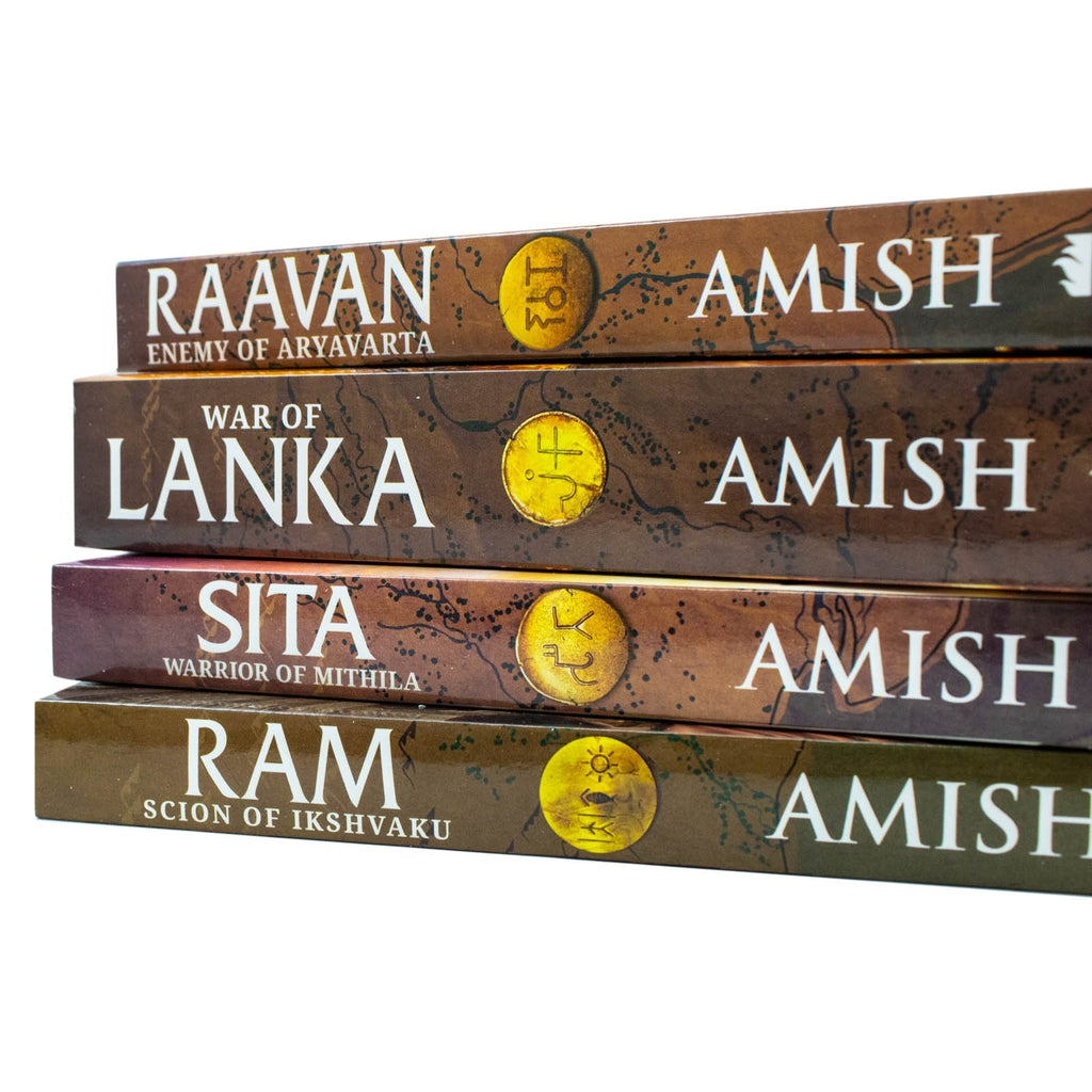 The Ram Chandra Series Boxset of 4 Books: Ram - Scion of Ikshvaku, Sita - Warrior of Mithila, Raavan : Enemy of Aryavarta, War of Lanka)