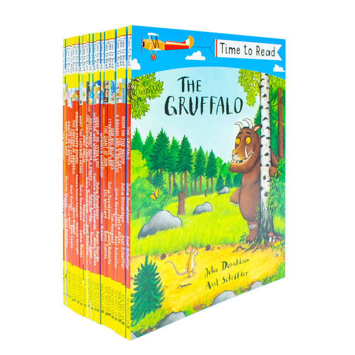 Julia Donaldson 20 Book Collection – The Gruffalo, Room on the Broom & More | Illustrated Kids Storybooks, Age 3+, Read Aloud Fun