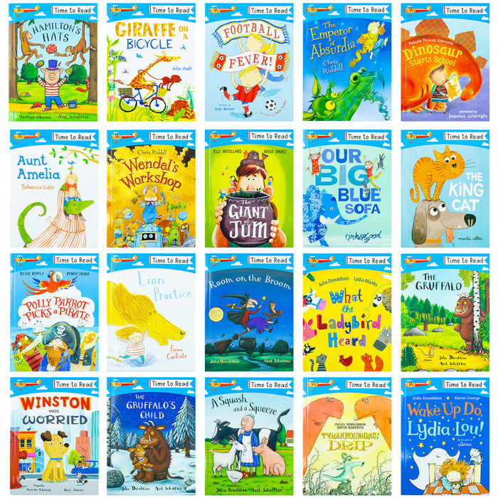 Julia Donaldson 20 Book Collection – The Gruffalo, Room on the Broom & More | Illustrated Kids Storybooks, Age 3+, Read Aloud Fun