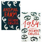 George Orwell 2-Book Collection Set: 1984 and Animal Farm | Classic Dystopian Novels