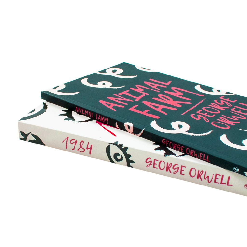 George Orwell 2-Book Collection Set: 1984 and Animal Farm | Classic Dystopian Novels