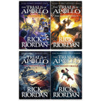 Rick Riordan Trials of Apollo Collection 4 Books  (Dark prophecy, Hidden Oracle, Burning Maze, The Tyrants Tomb)