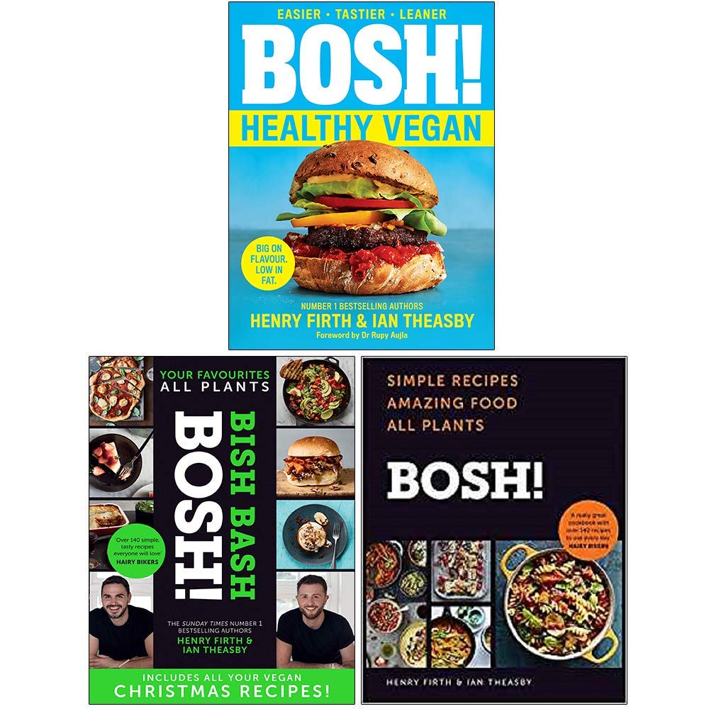 Bosh Series 3 Books Collection Set (Bosh Healthy Vegan, [h] Bish Bash Bosh, [h] Bosh Simple Recipes)