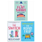 Beth O'Leary 3 Books Collection Set (The Road Trip, The Switch, The Flat Share)