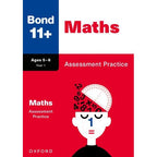 Bond 11+ Maths English Verbal Non-Verbal Reasoning Assessment Practice 5-6 years 4 Books Set (Bond Assessment Papers)