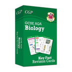 GCSE AQA Key Fact Revision Cards Set of 3 (Biology, Chemistry, Physics)