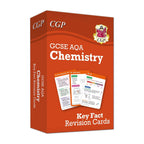 GCSE AQA Key Fact Revision Cards Set of 3 (Biology, Chemistry, Physics)