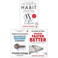 Charles Duhigg 3 Books Collection Set (Supercommunicators, Smarter Faster Better, The Power of Habit)