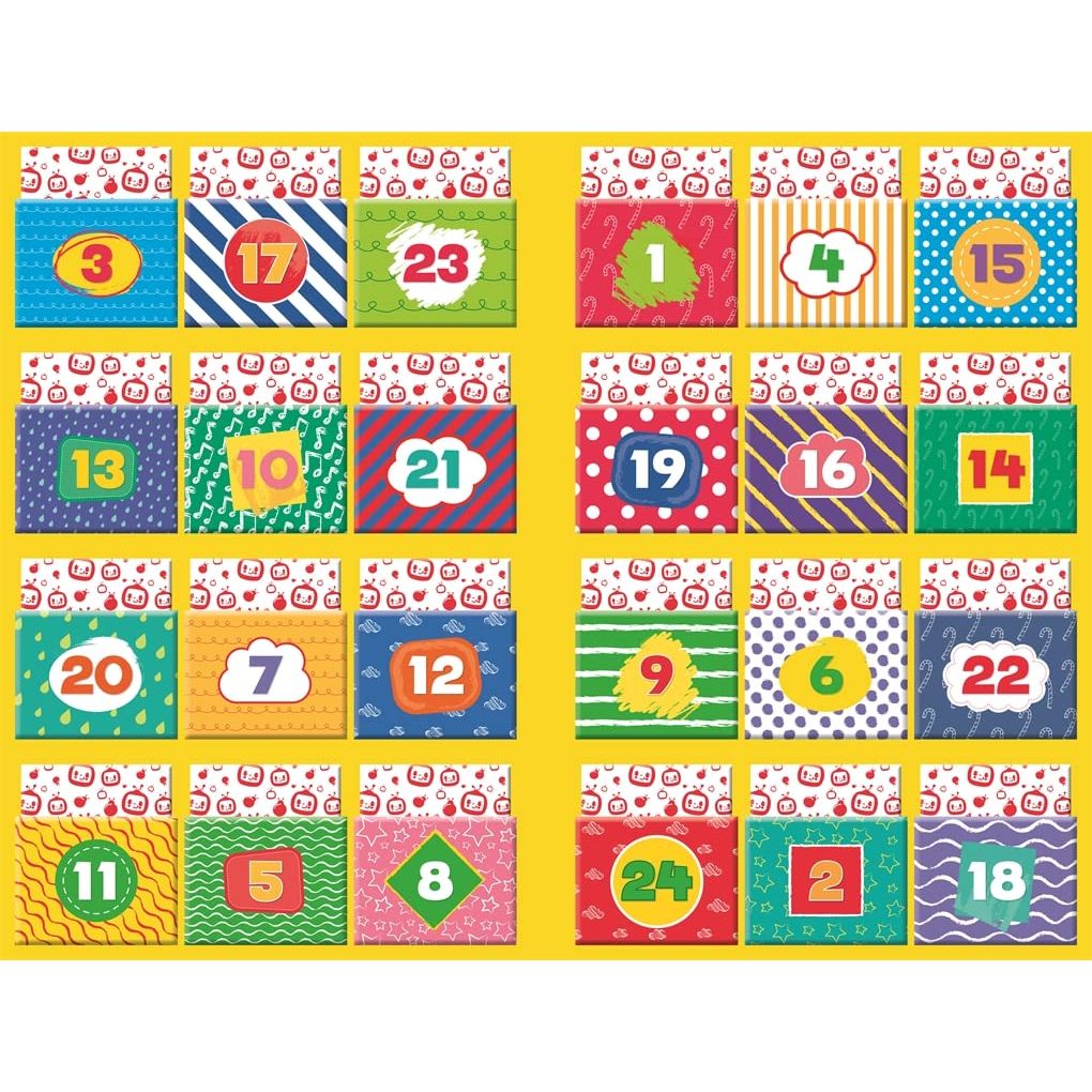 CoComelon Advent Calendar (With Songbooks, Stories, Colouring, and Learning) - 24 Mini Books
