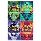 Crookhaven Series 4 Books Collection Set by J.J. Arcanjo (The School for Thieves, The Forgotten Maze, The Island Heist, The Impossible Fortress)